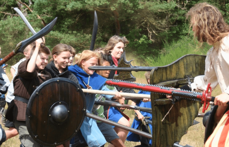 Sommerlejr børn kamp
